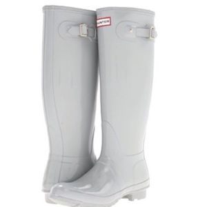 Original gloss Hunter boots tall GOOD CONDITION